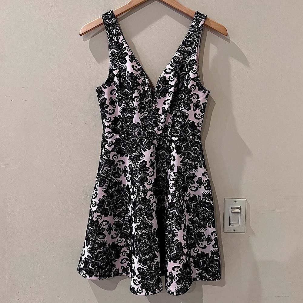 Bailey Blue - Pink & Black Chandelier Dress